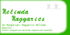 melinda magyarics business card